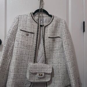 Goelia Tweed Jacket and Bag Set
